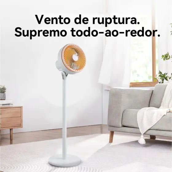 Ventilador de chão silencioso YI JI FENG  110/220 V Ajuste de três velocidades cooler para celular