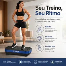 【ISTORY】Plataforma Vibratória  aparelhos de academia em casa para treino Emagrecimento