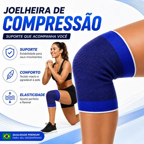 joelheira compressão ajustável esportiva proteção para joelho academia