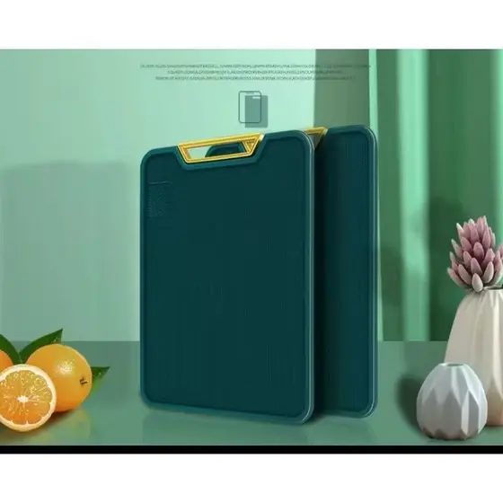 Tábua De Corte Antibacteriana À Prova De Mofo 30cm Com Suporte Em Pé Para Cozinha