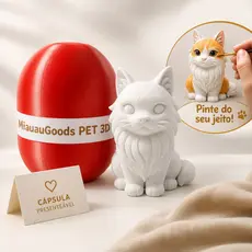 Presente Miniatura Pet 3D +25 raças 🐶😻🐥  Brinquedo  de Pintar - MiauauGoods 3D Escolha seu Pet, Cachorrro e Gato