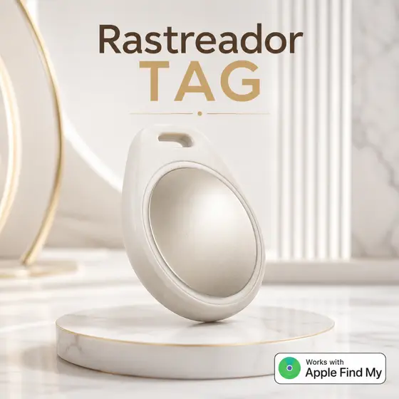 Tag Rastreador GPS Localizador Air Tag Inteligente Smart Original A'GOLD (App Buscar IOS Apple)