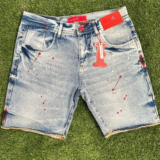 Bermuda Masculina Jeans Short Jogador Curta Original