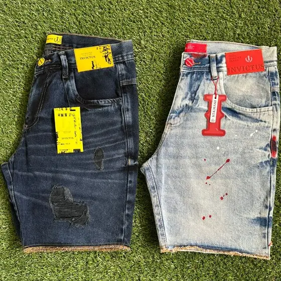 KIT 2 Bermuda Jeans Masculina Original Desfiada