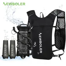 NEWBOLER Respirável Hidratação Colete Trilha Correndo Mochilas Leve Ciclismo Correr Jogging Maratona Mochila Equitação E