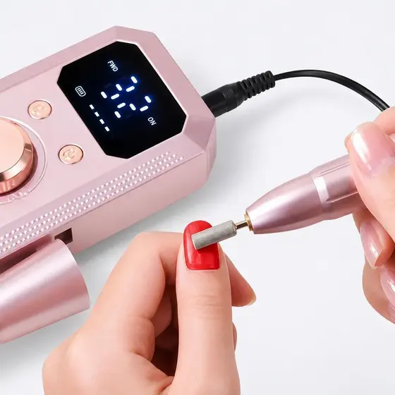 Lixadeira Elétrica De Unha Portátil 32.000 RPM Recarregável Profissional Motor Unhas Fibra Porcelana