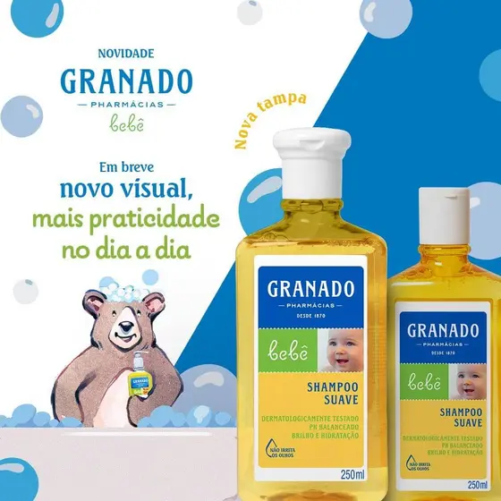 Shampoo Granado Bebê Glicerina Tradicional 250ml