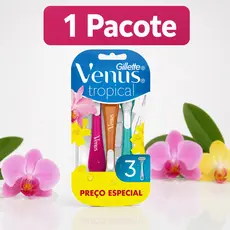 Gillette Venus Tropical Aparelho De Depilação com 3 Unidades por Pacote