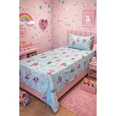 Jogo de Lençol Cama Infantil Estampado 1,50m x 2,25m – Temático, Colorido e Super Confortável