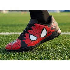 Chuteira Tênis Futsal e Society Infantil Costurada 26 ao 33 Escolar Salão Menino Masculino  aranha  batma