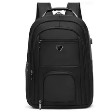 Mochila Executiva Masculina Feminina Antirroubo Impermeável com Porta USB para Notebook 15.6 Viagem Trabalho Dia a Dia