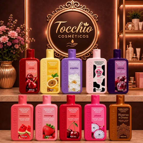 Hidratante Desodorante Corporal BIO INSTINTO 400ML Perfume Banho Cuidados com o Corpo Creme Loção