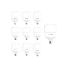 Kit 10 Lâmpadas de Led Alta Potência 50W Bivolt Branco Frio Lumanti