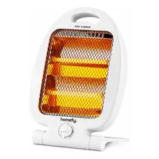 Aquecedor De Ambiente Elétrico Quartzo 800W Premium 127v ou 220v Homefy