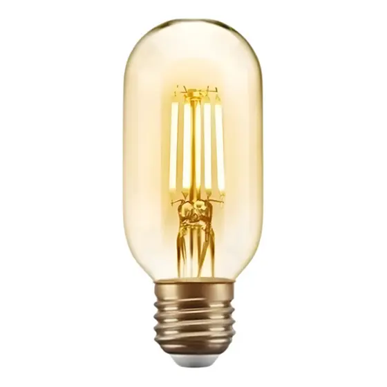 Lâmpada Filamento De Led Bulbo T45 Vintage Retro E27 4w 2400k Bivolt
