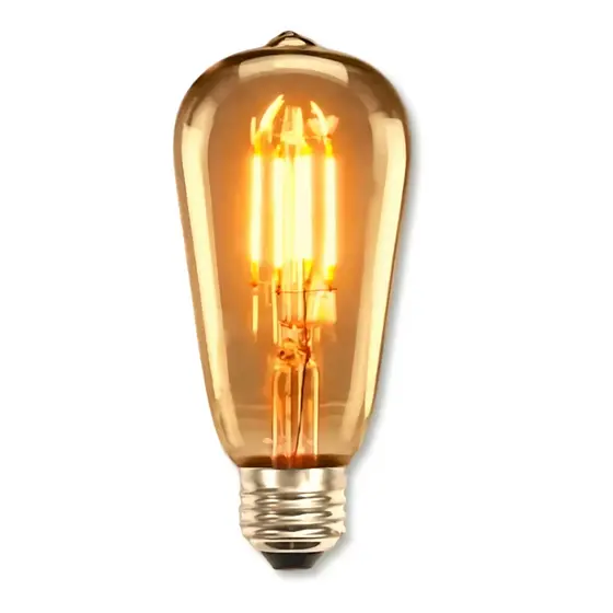 Lâmpada Filamento Led Retrô Vintage 4w Quente St64 E27 Bivolt
