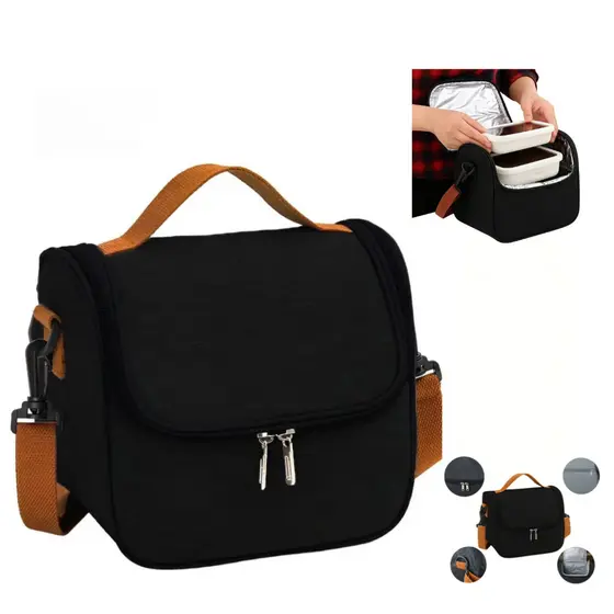 Bolsa Térmica Com Alça Lanche Bebida Lancheira Portátil Trabalho Fitness