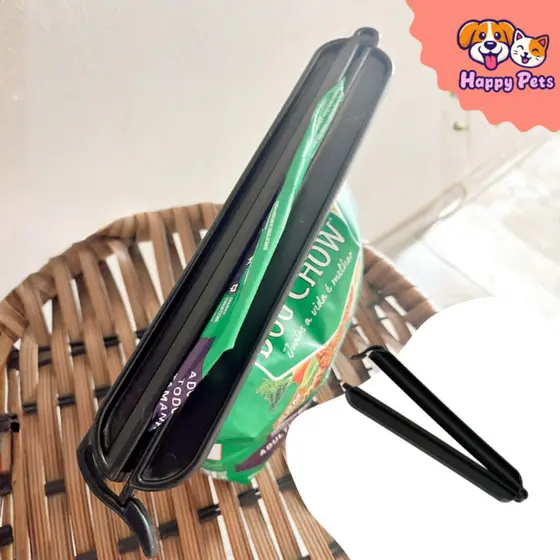 Prendedor Para Saco De Ração Da Pet Games Pet Fecho De 28cm Lacre Para Sacaria Seguro E Saudável