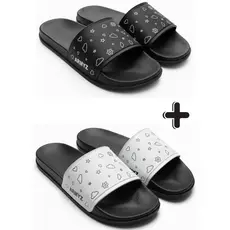 Chinelo Slide Feminino Kit 2 Pares Antiderrapante Confortavel Macio Leve Resistente 34-40