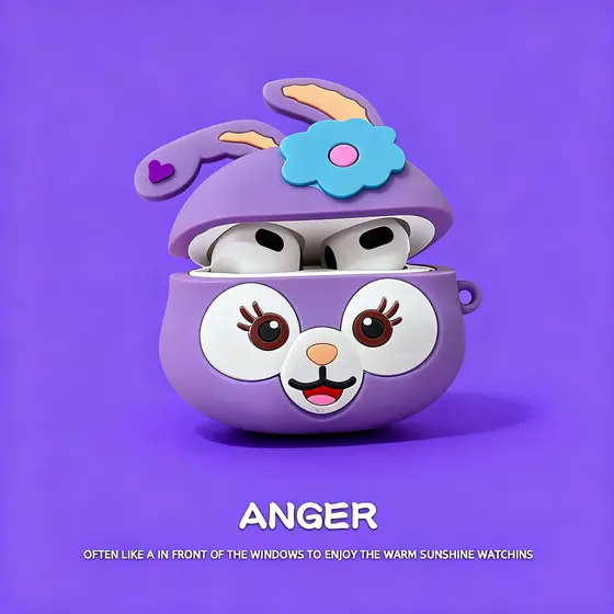 Capa Case Cartoon para AirPods Pro 3 Anti Impacto