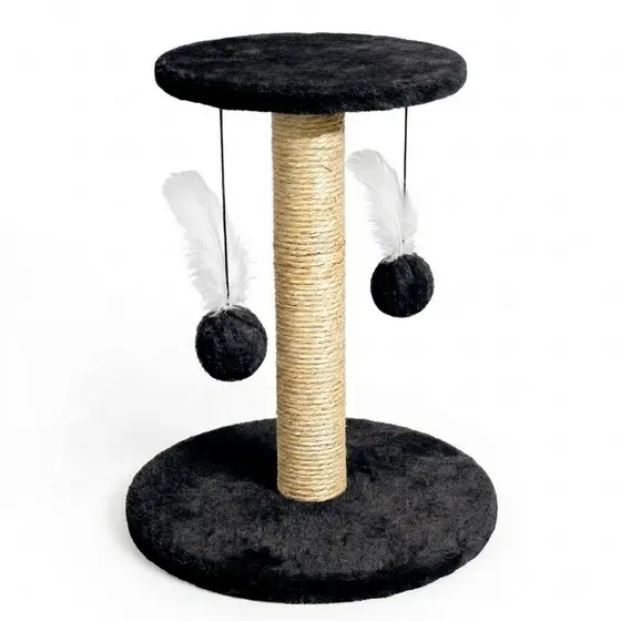 Arranhador Para Gatos Poste Brinquedo Bolinha Interativa
