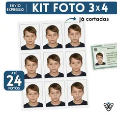 Kit Foto 3x4 Adulto Infantil Para Documentos Escola Chaveiros De Lembrancinhas Full HD