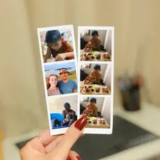 Kit 6 Foto Tirinha 5x15 Personalizada Estilo Cabine Fotográfica Fotos Impressa Ima Presente Casal
