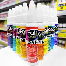 Kit Corante Soft Gel FAB 25g Corantes Alimentícios para Confeitaria Bolo Chantininho Kit Completo
