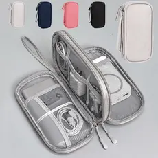 Bolsa Organizadora de Celular, Cabos e Fios - Necessaire Portátil para Viagem e Dia a Dia