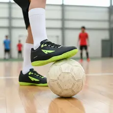 Chuteira Futsal Infantil Costurada 26 ao 33 Menino e Menina Quadra Salão Antiderrapante