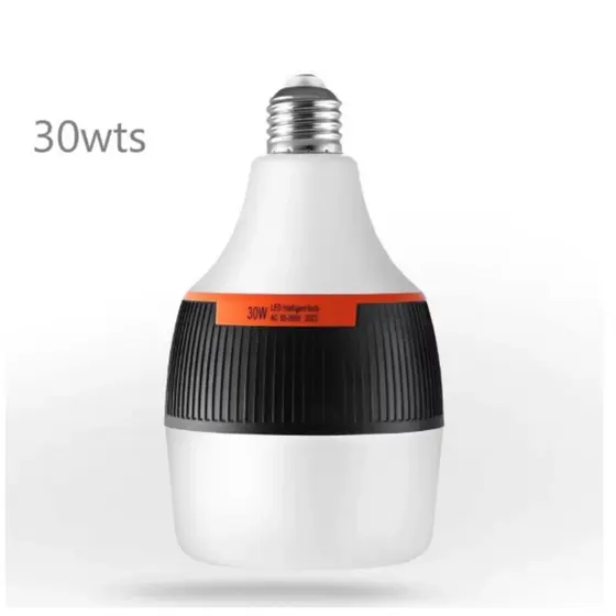 Lâmpada De Emergência Led Recarregável Luz Potente 30w Dupla Função