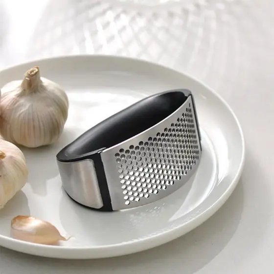 Espremedor Amassador Triturador De Alho Inox Manual Cozinha Garlic Press FAST