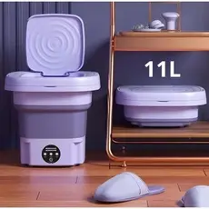 Mini máquina de lavar roupa 11L dobrável portátil moderna máquina de lavar automática roupa interior de viagem FAST