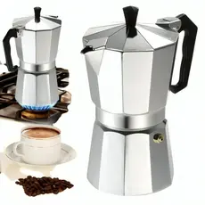 Cafeteira Italiana Moka Alumínio Café Puro Vários Tamanhos 3, 6,9 xícaras FAST