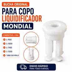 Bucha Para Copo Liquidificador Mondial L99 L900 L1000 L1100 L1200 MPN01