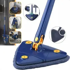 Mop 360° Eficiente com Cabo Extensor de 130 cm - Ideal para Remover Sujeira Difícil