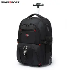 Mochila Masculina com Rodinhas Antifurto para Notebook Executiva