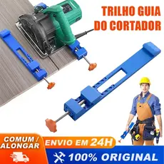 Guia de Base Ajustável para Serra Circular – Cortes Retos e Precisos em Madeira