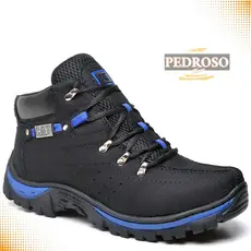 Bota Masculina Coturno  Adventure Caterpillar Lona Reforçada Sola Borracha Colada e Costurada