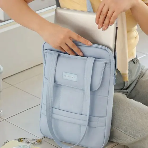 Case para Notebook Sleeve Protetora Acolchoada com Bolso Frontal Bolsa para Laptop Premium LD