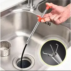 Desentupidor de Ralos multiuso Pia Flexível Com Pegador na Ponta Cozinha90cm Para Casa Em Banheiro