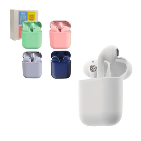 Fone de Ouvido Bluetooth COLOR com Case de Carregamento Altomex i12 InPods