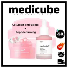 Soro Peptídico Medicube De 5.5 Polegadas + Creme Reafirmante De Cápsula De Colágeno | Manutenção E Reparo , Vermelhidão