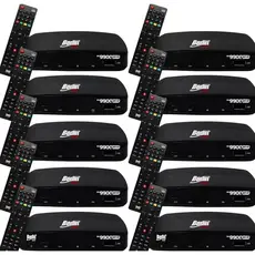 Kit 10 Receptores Full Hd Sat Hd Regional Bs9900s Preto 127/220v Regionalizado