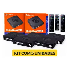Kit 5 Receptor Century Medabox Se 2 Full Hd Hdmi Regionalizado