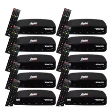 10 Receptores Full Hd Sat Hd Regional Bs9900 S - Bedin Sat Preto 127/220v Regionalizado