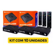 Kit 10 Receptores Century Midiabox Se-2 Full Hd