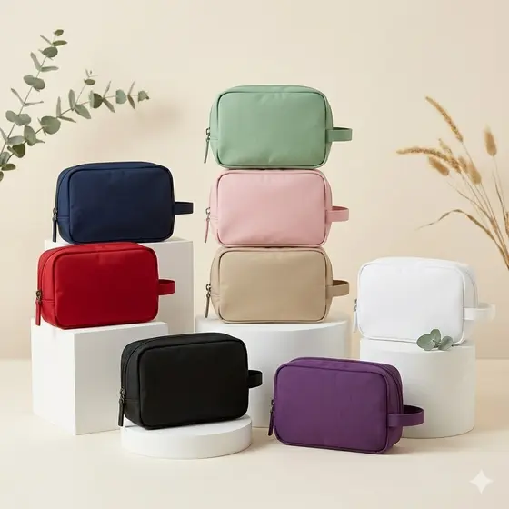 Necessaire 100 Unidades Alça/Sem Alça Organizadora Varias Cores PROMOÇÃO