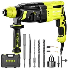 Furadeira De Impacto1200W Martelete Parafusadeira  Profissional Desoon Rompedor Perfurador Demolidor 3 Funções Concreto