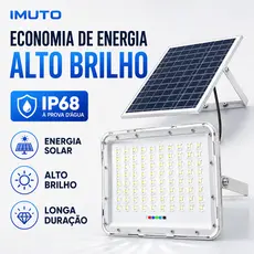 Enorme Brilhante Refletor Led Lâmpada Solar 100000W Luz De Led IP67 à Prova D'Água Externas